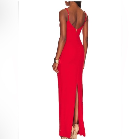 Nookie Bailey Red Gown - Picture 3 of 6